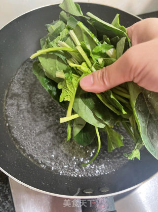 上汤菠菜的做法步骤：11
