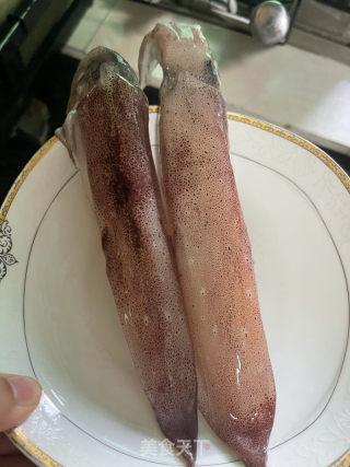 鱿鱼饼的做法步骤：2