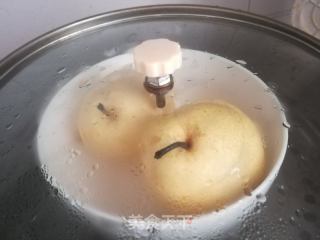花椒蒸梨的做法步骤：8