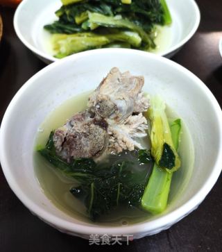 春菜龙骨汤的做法步骤：7