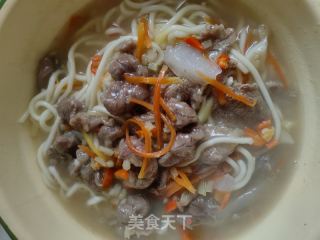 肉片汤面的做法步骤：9