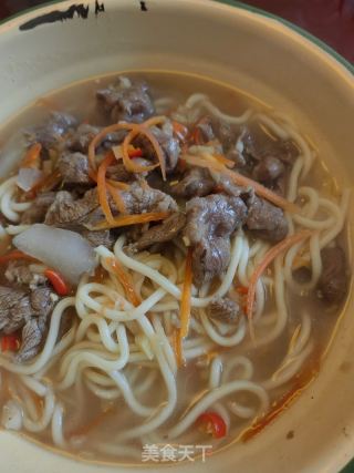 肉片汤面的做法步骤：10