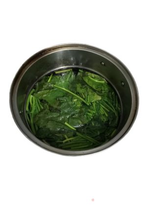 老醋花生菠菜的做法步骤：2
