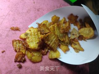 炸薯片的做法步骤：4