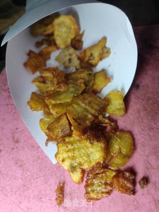 炸薯片的做法步骤：5
