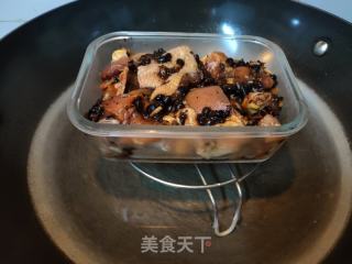 豆豉蒸滑鸡(单人版)的做法步骤：9