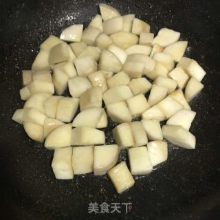 黑椒杏鲍菇牛肉粒的做法步骤：6