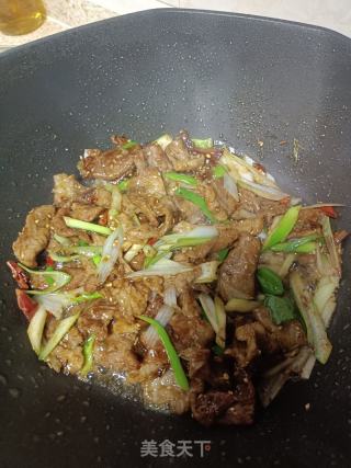 爆炒羊肉的做法步骤：8