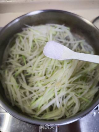 醋香芥兰头的做法步骤：5