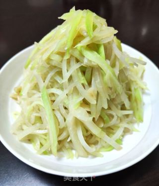 醋香芥兰头的做法步骤：7