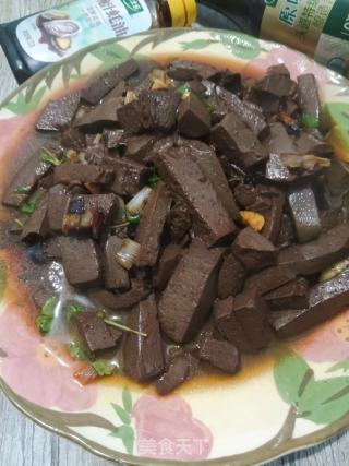 正宗鲁菜做法辣炒羊血