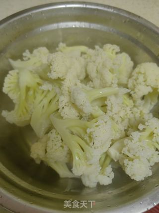 辣椒汁淋花菜的做法步骤：5