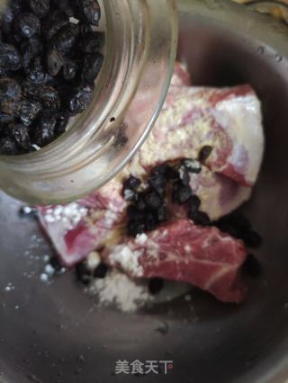 蒜蓉豆豉蒸排骨的做法步骤：4