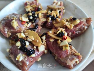 蒜蓉豆豉蒸排骨的做法步骤：6
