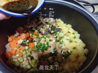 饭菜一锅出—鸡腿土豆焖饭的做法步骤：10