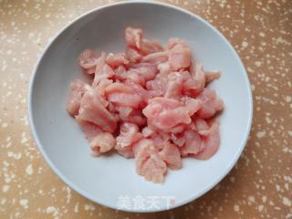 芥菜梗荸荠炒肉片的做法步骤：1