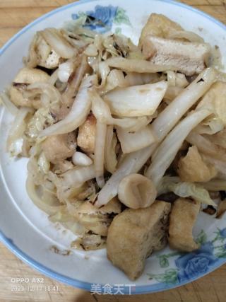 娃娃莱炖油豆腐的做法步骤：5