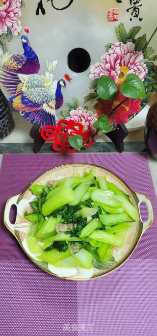 炒迟菜心的做法