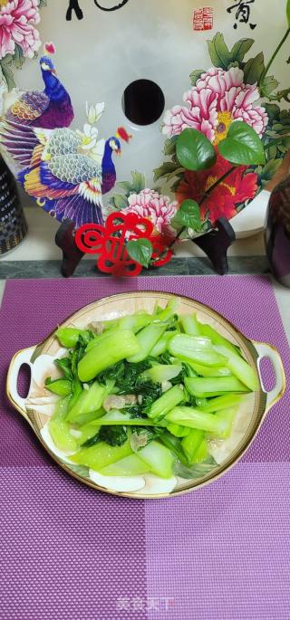 炒迟菜心的做法步骤：10