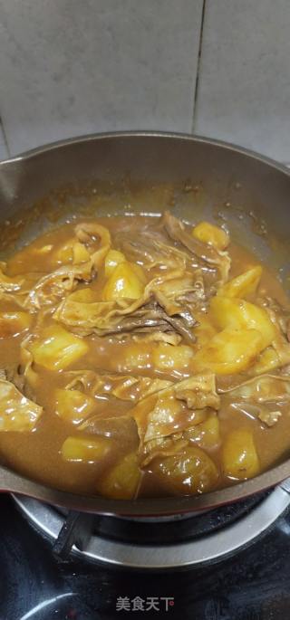 牛白腩烧土豆的做法步骤：13