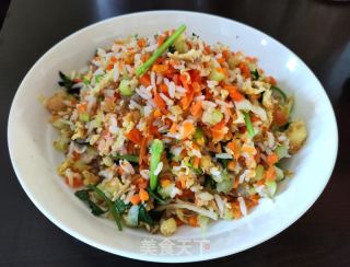 肉末虾粒炒饭