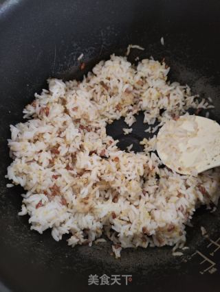 肉末虾粒炒饭的做法步骤：5