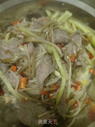 金针菇拌牛肉片的做法步骤：8