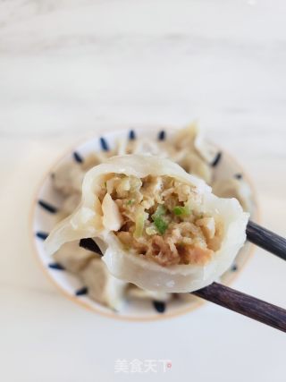冬至吃饺子喽～猪肉白萝卜饺子的做法步骤：14