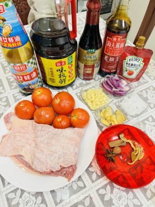 一人份番茄炖牛腩的做法步骤：1