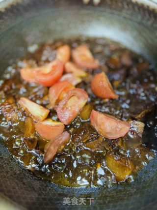 一人份番茄炖牛腩的做法步骤：10