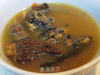 羊肚菌虫草乌鸡汤的做法步骤：18