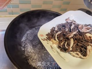 贡菜拌毛肚的做法步骤：3