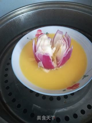 洋葱蒸鸡蛋羹的做法步骤：3