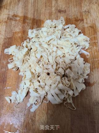 干豆皮炒南瓜丝的做法步骤：3