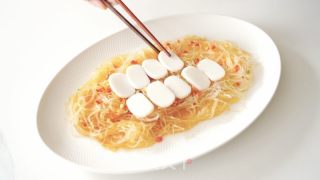 蒜蓉粉丝年糕蒸纽龙的做法步骤：12