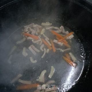 金华火腿炒花菜的做法步骤：7
