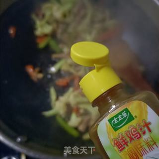金华火腿炒花菜的做法步骤：13