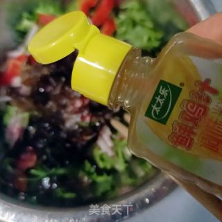 油渣拌苦菊的做法步骤：5