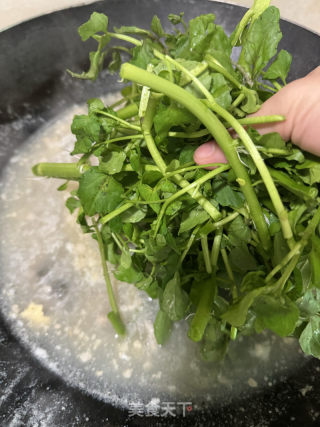 上汤西洋菜的做法步骤：9