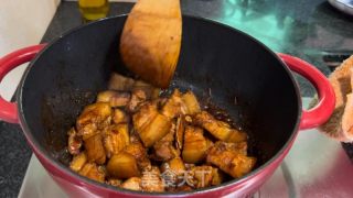 梅菜焖五花肉的做法步骤：7