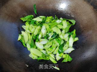 芥兰炒鸡蛋的做法步骤：6