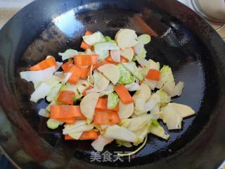 冬笋儿菜炒肉片的做法步骤：4