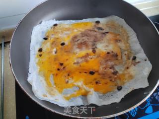 香菜豆腐鸡蛋饼的做法步骤：5