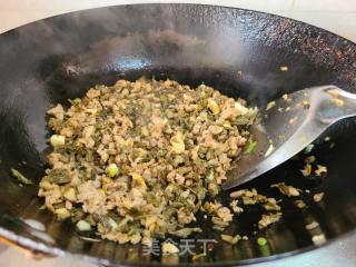 蒜香干豆角炒肉沫的做法步骤：7