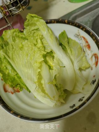 生菜煮水饺的做法步骤：4