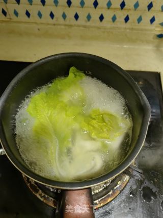 生菜煮水饺的做法步骤：8
