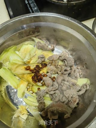 黄瓜拌肉片的做法步骤：7