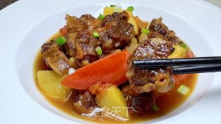 番茄土豆炖牛腩的做法步骤：16