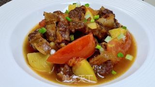 番茄土豆炖牛腩的做法步骤：17