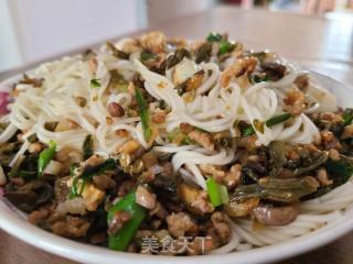 干豆角肉沫捞面的做法步骤：13